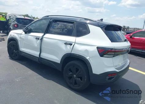 2025 Volkswagen Taos 1.5T Se Black from USA, damaged, VIN 3VV3C7B26SM004695